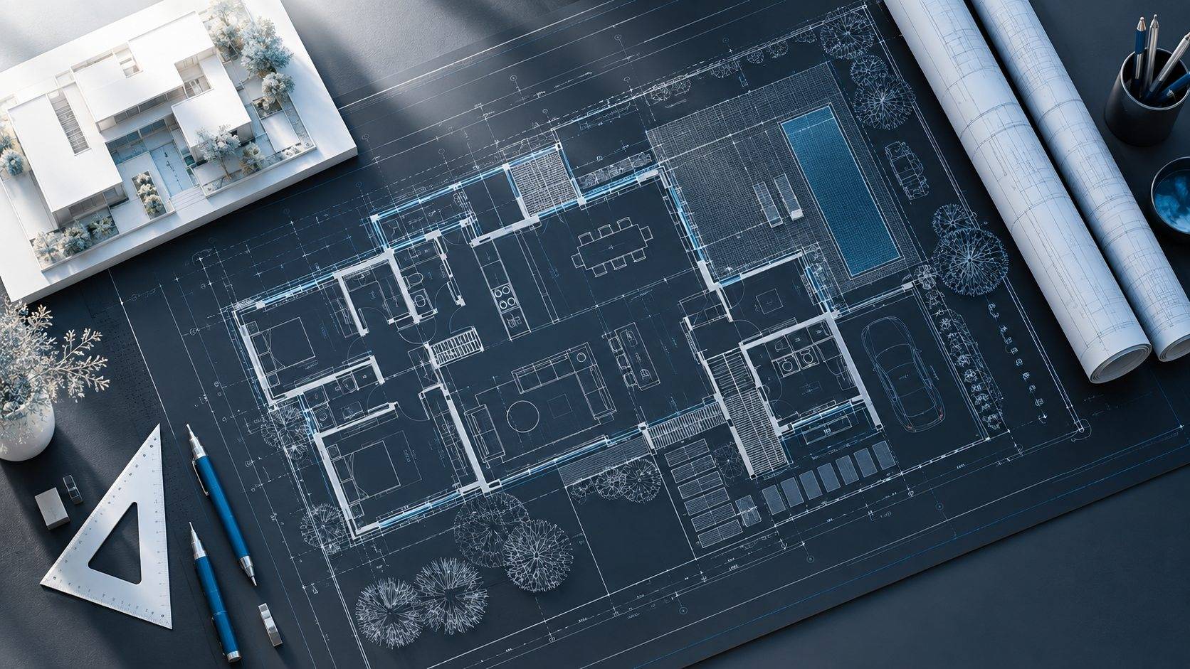 Illustration conceptuelle dédiée à AutoCAD