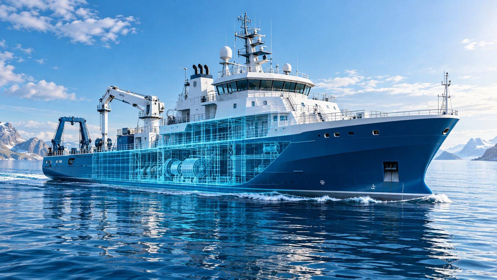 Illustration conceptuelle dédiée à SmartMarine 3D