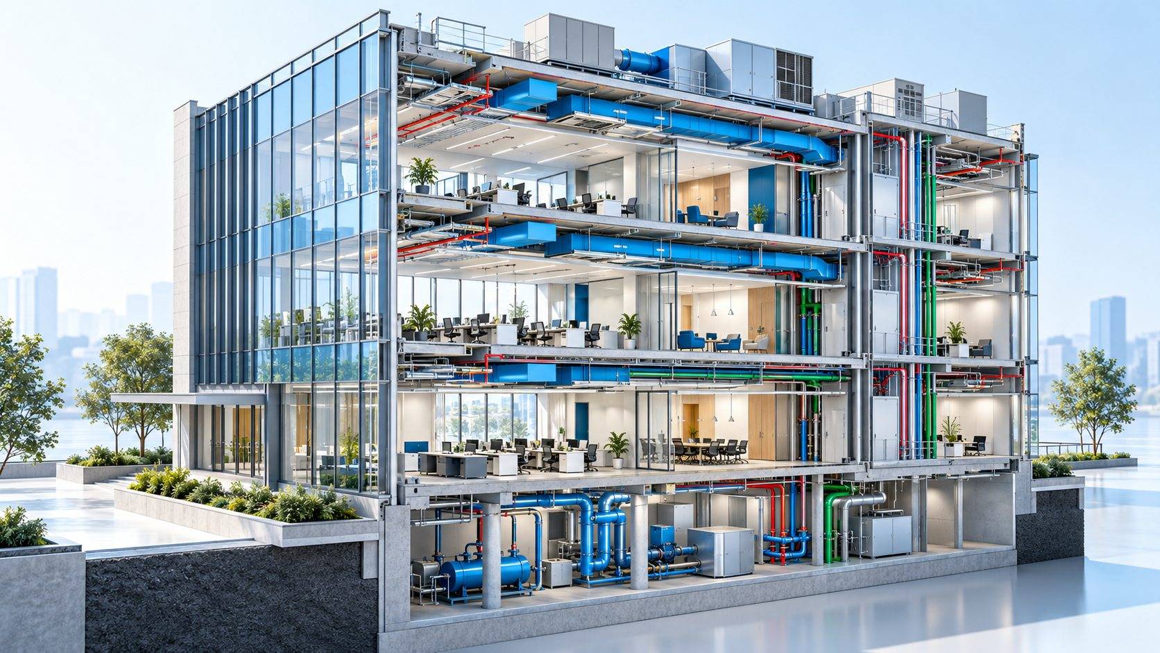 Illustration conceptuelle dédiée à Revit